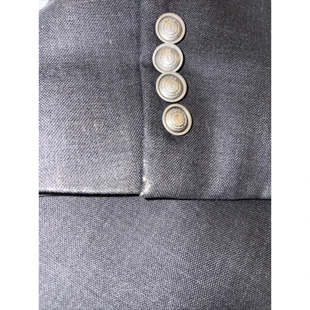 Stafford Sport Coat Gray Mens 38 R Blazer Check‎ Lined Pockets Classic Fit